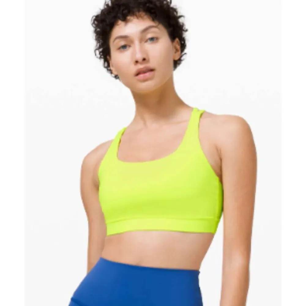 Lululemon Energy Bra in Highlight Yellow